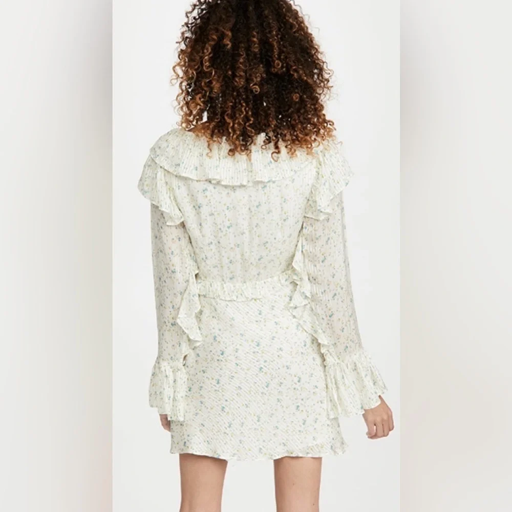 Free People Sweetest Thing Mini Dress – Ivory Floral – Size 8 – NWOT